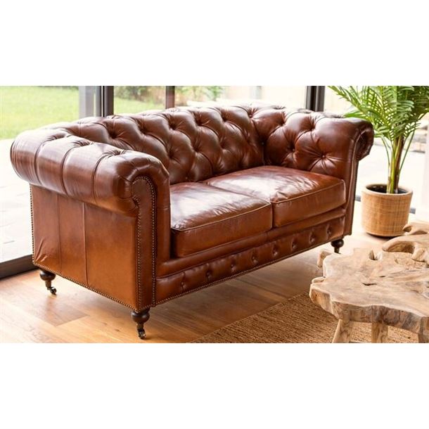 2-personers Chesterfield modell Oaklandd